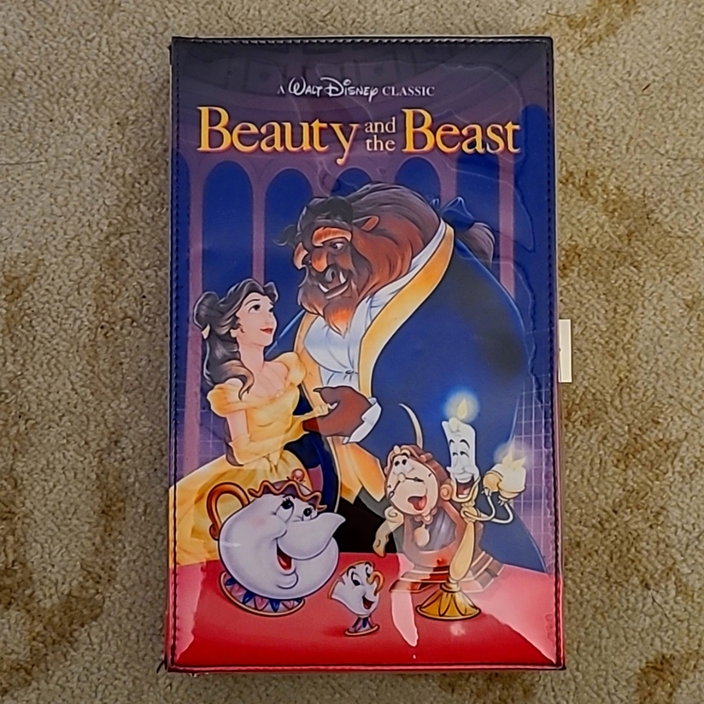 Beauty and the Beast VHS Tape Clutch